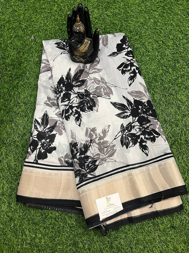 White & Black Maheshwari 8 L4-3E