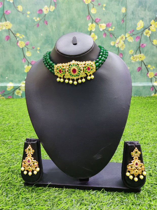 Dark Green Choker 14 I4-5E