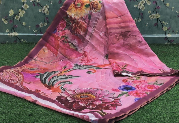 Onion Pink Chanderi Digital 21 L4-1E