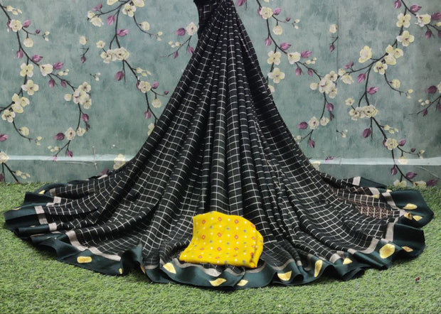 Dark Green Georgette 22 I4-18