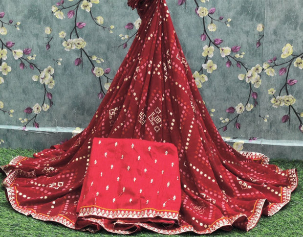 Red Rajasthan Bandini 10DEC6