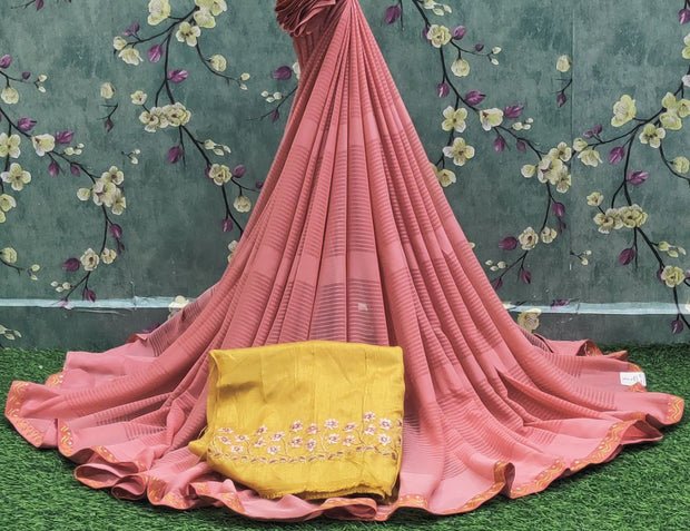 Peach Georgette 10DEC15