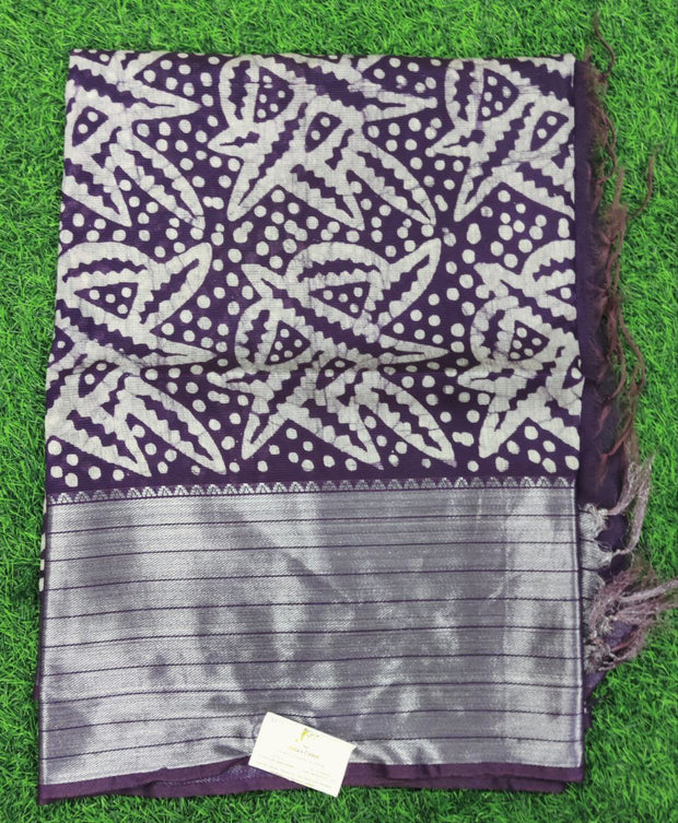 Purple Handloom Silk 24JUN10E