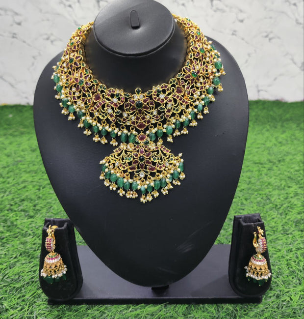 Pink Kundan Set 23 J5-10E