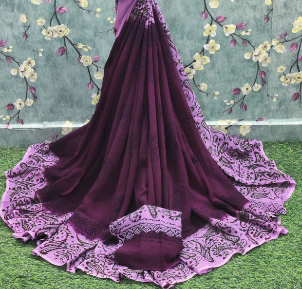 Grape Wine Pure Georgette 14DEC2