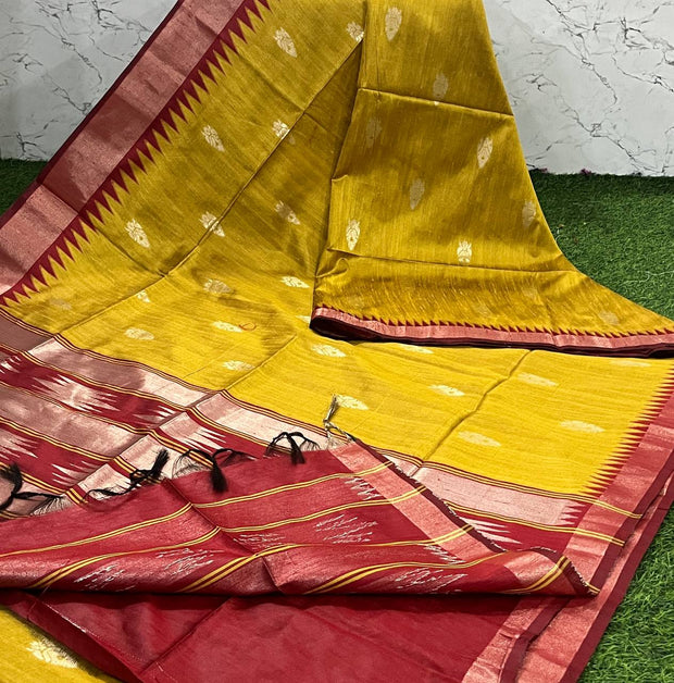 Yellow Khadhi Pattu 24 J5-8