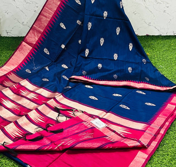 Blue Khadhi Pattu 24 J5-3