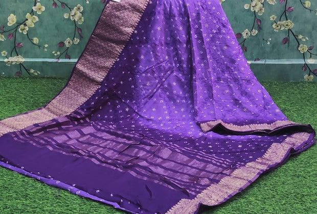 Lavender Pure Bandhani 11 J4-12