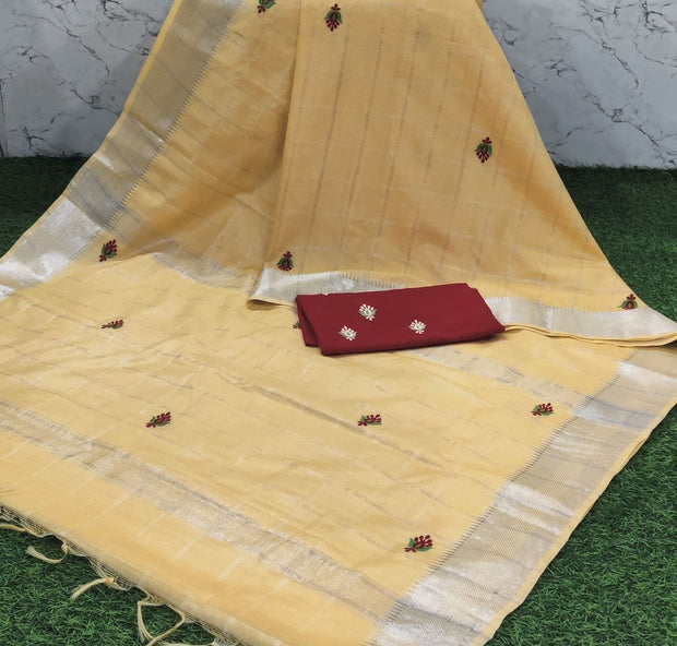 Yellow Mangalgiri Handloom 17 C5-8