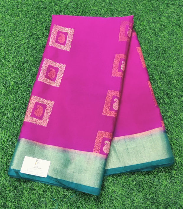 Pink Meena Chanderi 12 E5-7E
