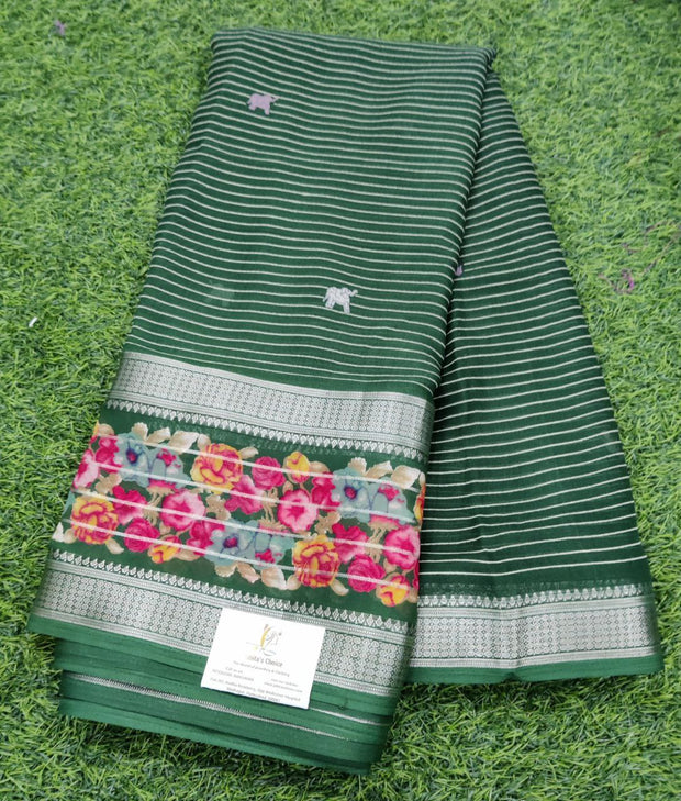 Green mysore crape 29 J5 5E