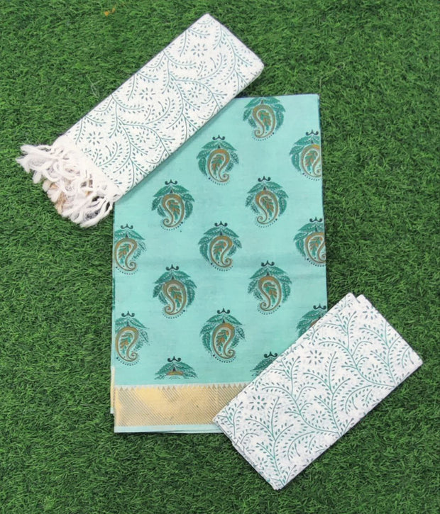 Lux Green Mangalgiri Dress 16 C5-10E