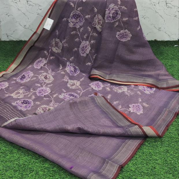 Lavender Khadi Linen 12 C5-12