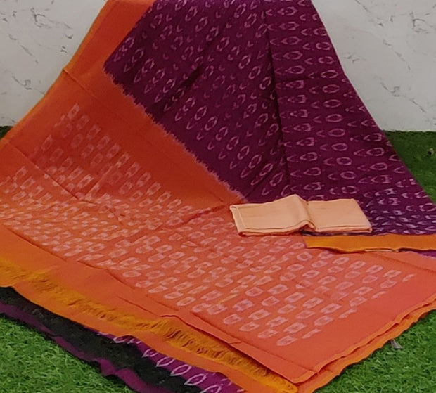 Grape Wine Ikkat 22 L4-11