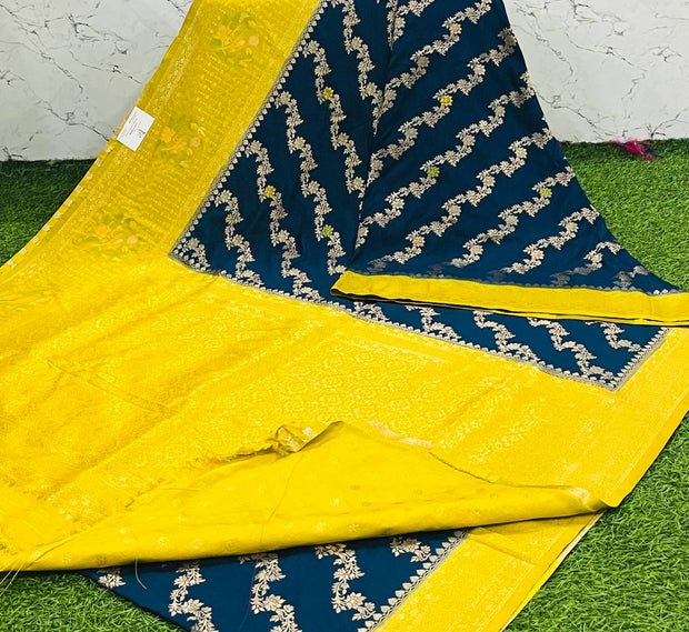 Peacock Blue Meena Silk 30 I5-2
