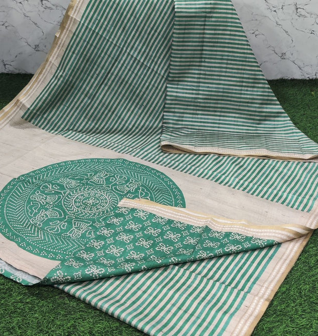 Green Bagalpur Tussar 12 H5-10