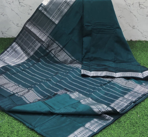 Peacock Green Mangalgiri Pattu 15 D5-12