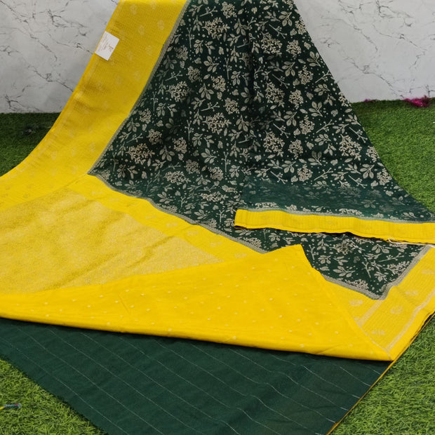 Green Vishnupuri Pattu 14 J5-11
