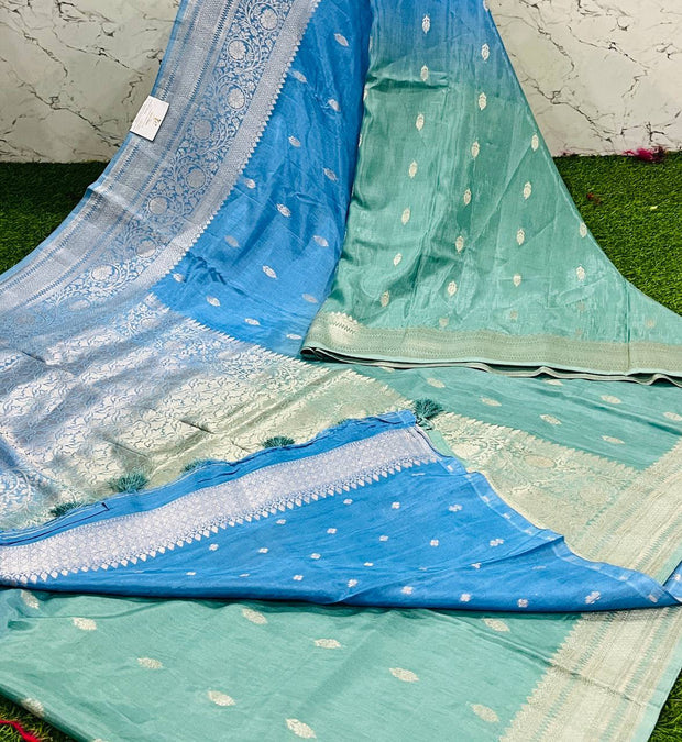 Lux Green Glass Mango Silk 15 J5-4