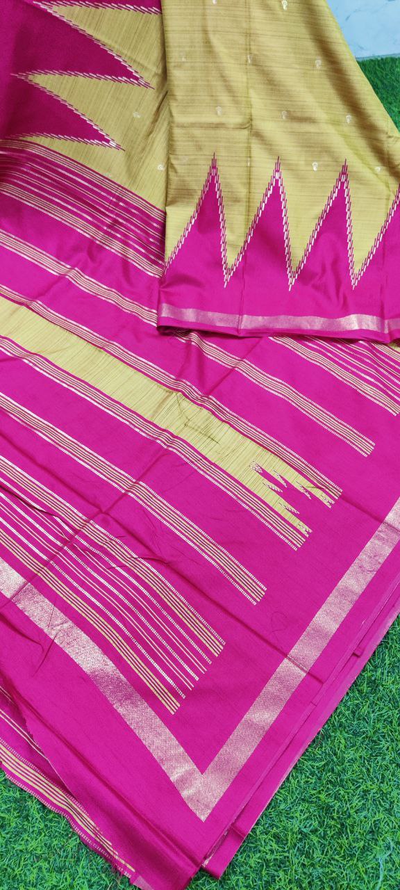 Mustard Yellow Muslin Silk 20 D5-3