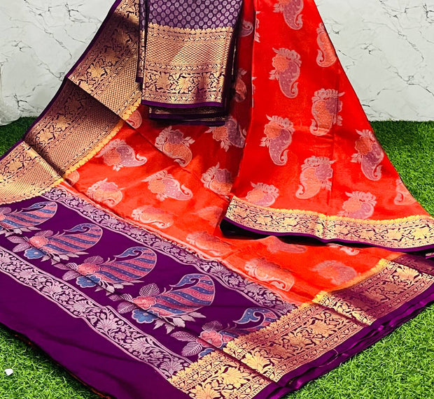 Orange Warm Banaras 19 D5-8