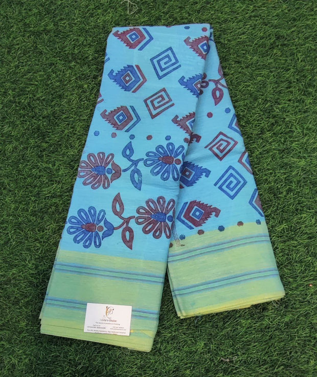 Blue Handloom Cotton 23 C5-7E