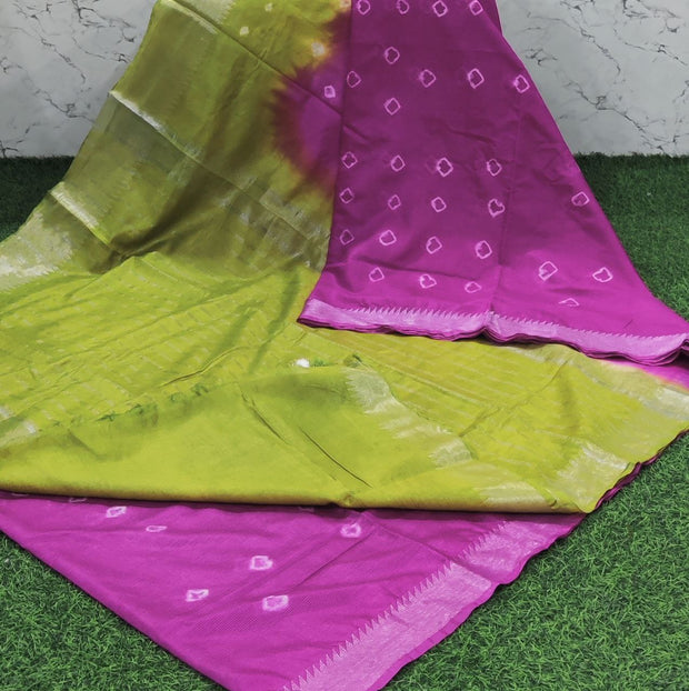 Pink Mangalgiri Bandhini 25 D5-7
