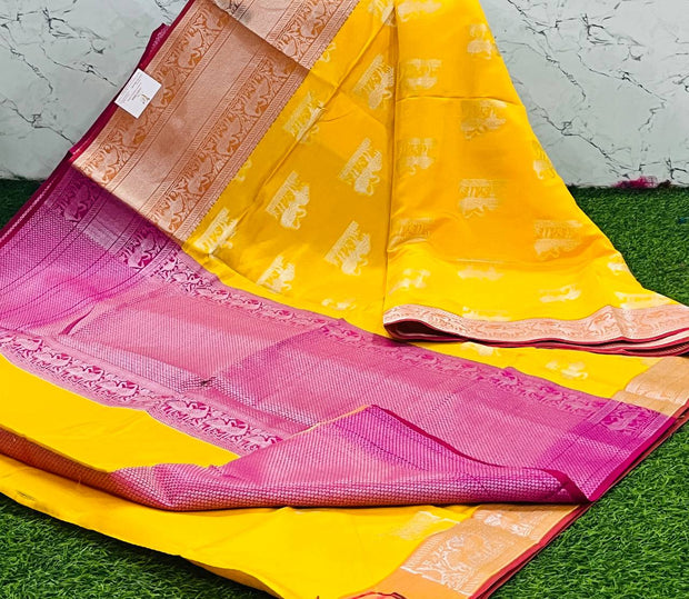 Yellow Chanderi 27 I5-8