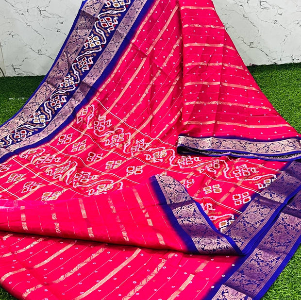 Pink Patola Silk 25 J5-8