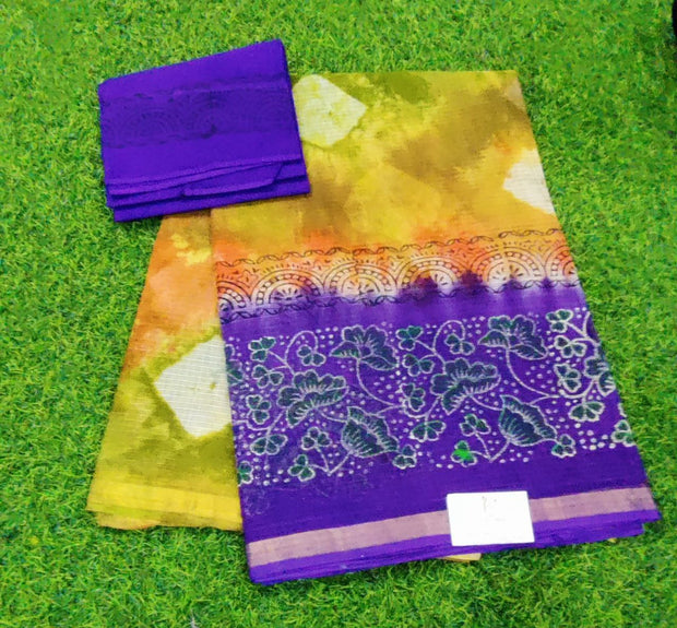 Purple Pure Cotton Kota 21 D5-12