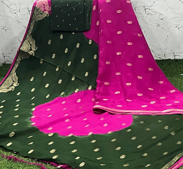 Pink Kadhi Georgette 25 G5-10