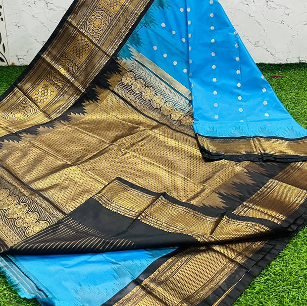 Blue Handloom Gadwal 17 I5-7