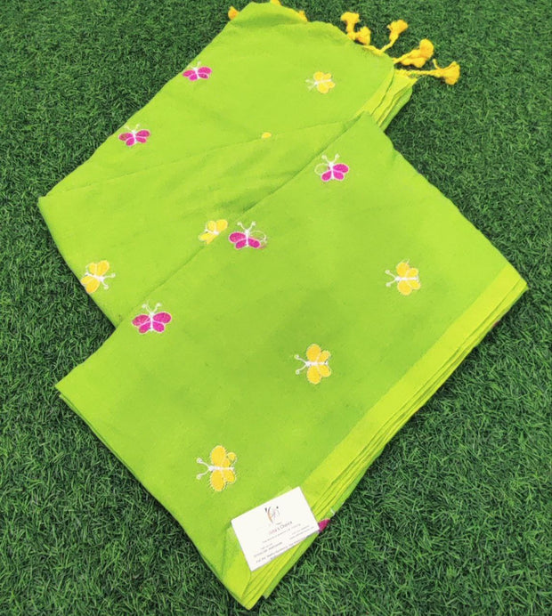 Green Linen Cotton 23 E5-3E