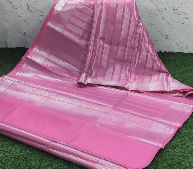 Baby Pink LW Tissue Pattu 15 H5-8