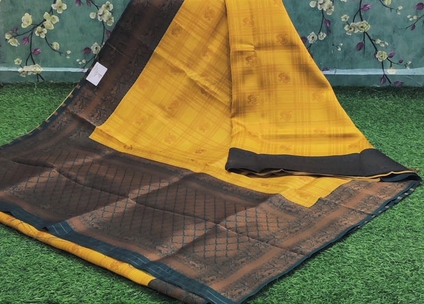 Yellow Pasmina Pattu 24 J4-1