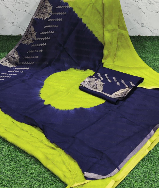 Mehandi Green Leheriya Georgette 8 C5-14