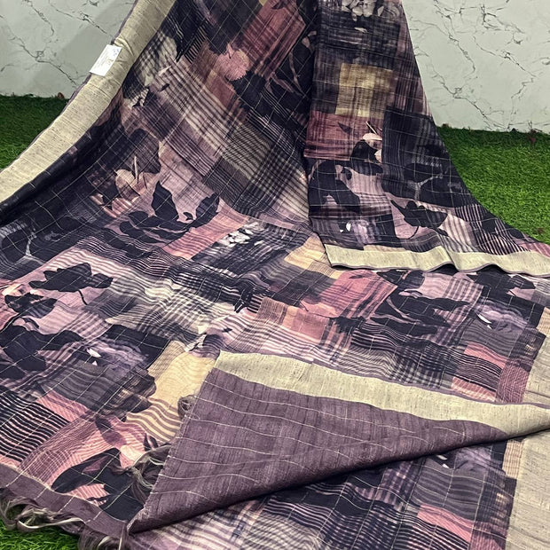 Lavender Malai Tussar 10 C5-9