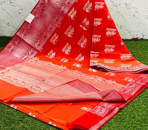 Light Orange Chanderi 27 I5-7