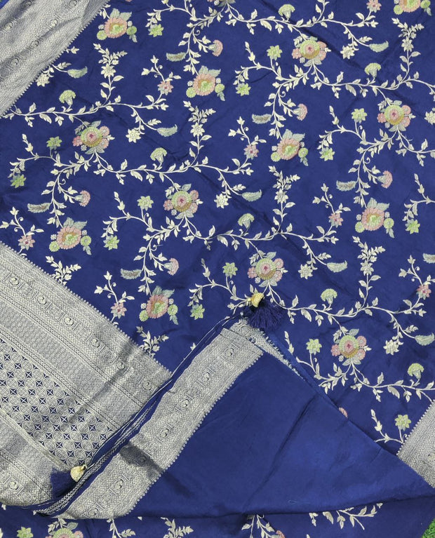 Blue Pure Mushroom Pattu A5-8