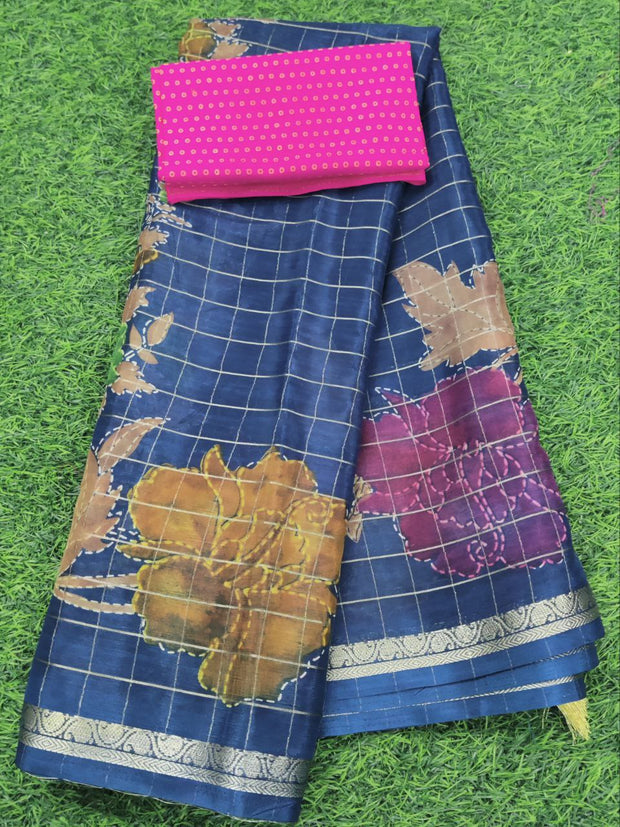 Peacock blue green silk 29 J5 3E