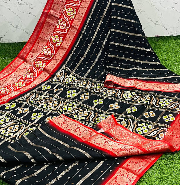 Black Patola Silk 25 J5-10