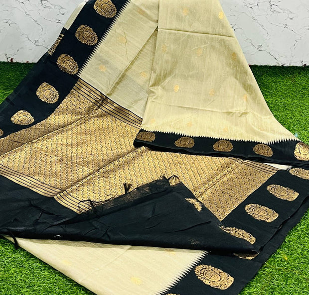 Cream Khadi Pattu 6 J5-4