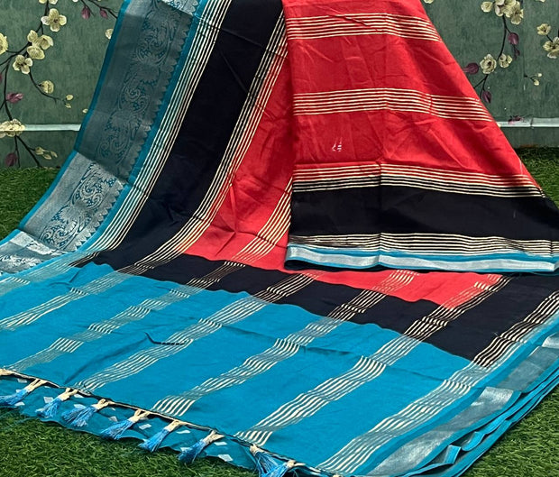 Red Mysore Crepe 23 K4-12