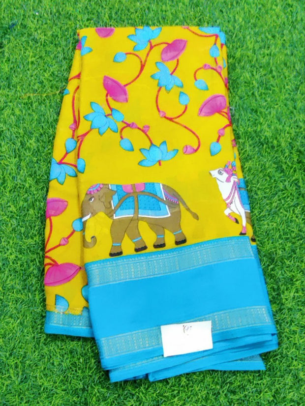 Yellow Pichwai Bela 19 D5-6E
