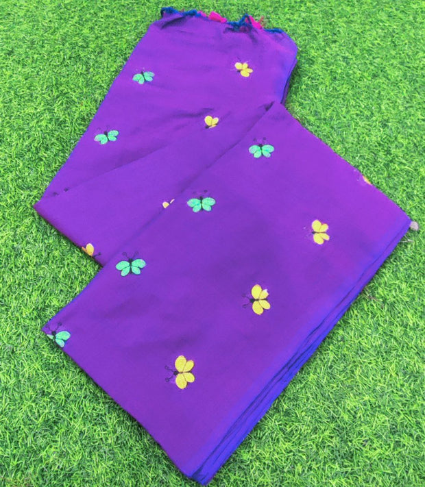 Purple Linen Cotton 23 E5-9E