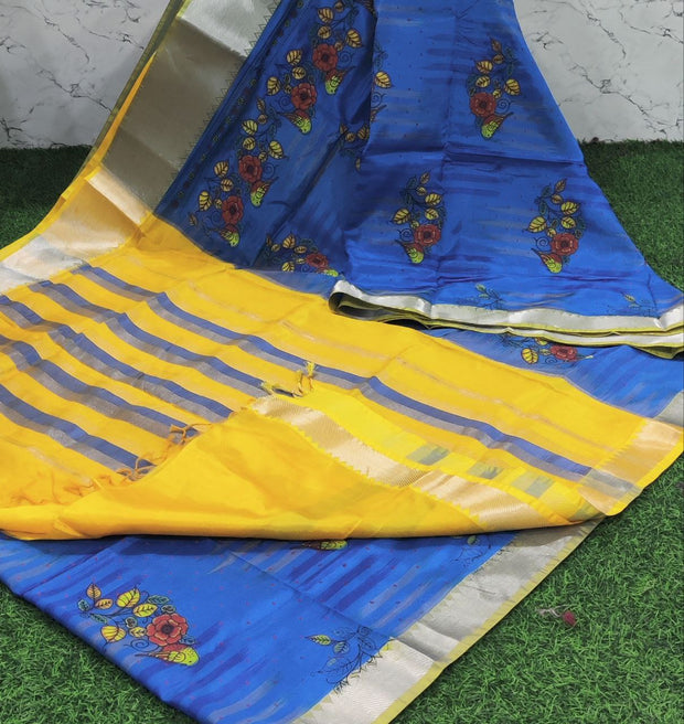 Blue Mangalgiri Kalamkari 17 D5-11