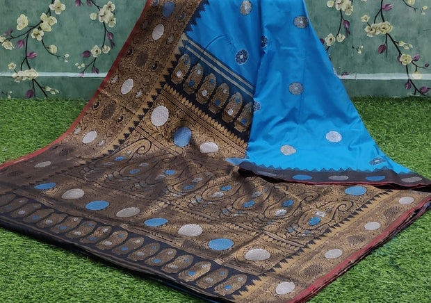 CS Blue Vidharba Pattu 18 J4-8