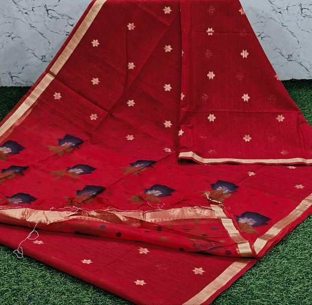 Red jamdani 30 J5 14