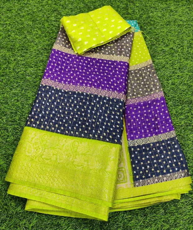 Rainbow mysore crape 27 J5 4E