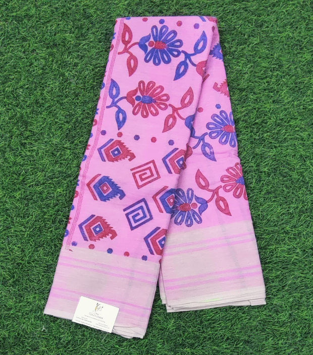 Pink Handloom Cotton 23 C5-10E